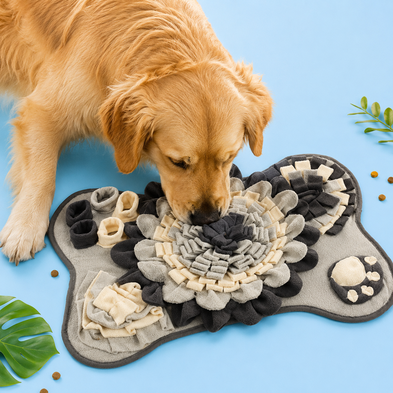 Ruhepfote Schnüffelmatte für Hunde – Spiel, Beschäftigung & Nasenarbeit